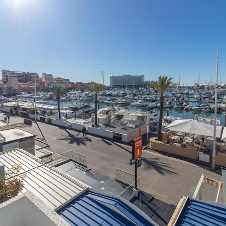 公寓 Vilamoura Marina Stunning Duplex With Pool
